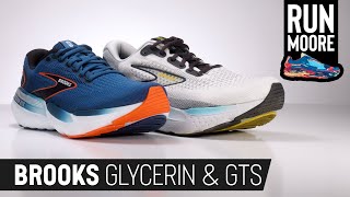 Brooks Latest Glycerin 21 amp GTS 21  First Look amp Comparison [upl. by Oab]