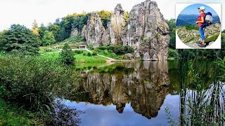 👣Externsteine Teutoburgerwald HornBad Meinberg Niemcy [upl. by Amrita247]