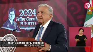 Andrés Manuel López Obrador se deslinda de despido de reporteros en Televisa [upl. by Enybor]