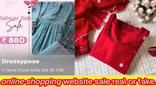 dressypose com website review l online shopping l online shopping website real or fake [upl. by Ardnasil]