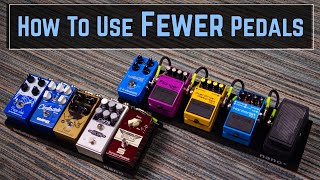 Small Pedalboard Tips For Pedal Minimalism [upl. by Eirrab143]