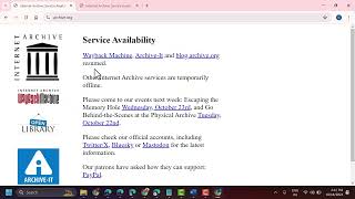 internet archive temporarily offline internet archive wayback machine website server down Fix [upl. by Leahcym]