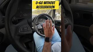 Ford Ecosport 0 to 60 Without Acceleration  Unique things in Ford Car [upl. by Etnaud216]