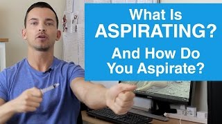 What Is Aspirating And How Do You Aspirate [upl. by Nannette]