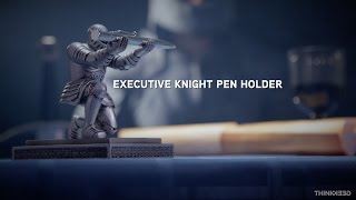 Executive Knight Pen Holder from ThinkGeek [upl. by Oakleil508]