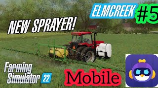 Testing the NEW Perched Sprayer in Farming Simulator 22 mobile chikii [upl. by Gebelein]