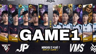 GAME1 JP NINER VS TEAM VAMOS [upl. by Ransom]