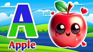 ABCD  phonics Song  A to Z Alphabet  A for Apple B for Ball [upl. by Ylimme932]