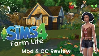 FARMING MOD REVIEWS 🥦🥕  The Sims 4 Farm Life  CC Harvestables amp Homesteader Aspiration [upl. by Sivla]