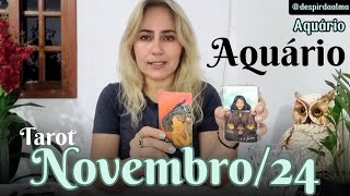 AQUÁRIO ♒️ NOVEMBRO24🌟SE VC SOUBESSE QUE NO FINAL DARIA TD CERTO QUAL SERIA SUA DECISÃO [upl. by Ogaitnas]