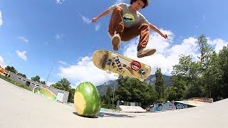 TRICKS OVER A HUGE WATERMELON [upl. by Ariaj]