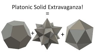 Stellated Dodecahedron and its Outer Icosahedron in Fusion 360 [upl. by Falo]