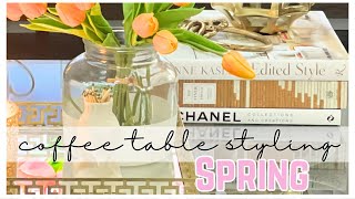 🌸NEW SPRING Simple Coffee Table Decor Styling Ideas  NEW Fragrances  More [upl. by Aciraa]