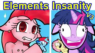 Friday Night Funkin VS Elements Of Insanity V3  Final Demo  My Little Pony FNF ModMLP Pinkie [upl. by Welford]