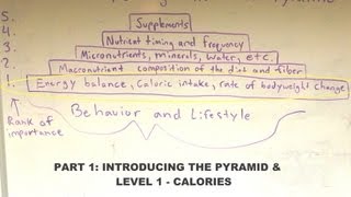 Part 1 Introducing the Pyramid and Level 1  Calories [upl. by Greeley]