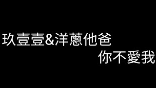 玖壹壹amp洋蔥他爸  你不愛我 歌詞 [upl. by Leunam550]