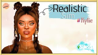 SIMS 4 CAS  Realistic Sim 🔹KYLIE 🔹CC LIST ➕ DOWNLOAD ▪️Sims 4 realistic sim [upl. by Attenauq]