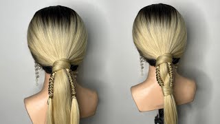 Easy amp Elegant Ponytail Hairstyles For Short Medium Hair  Trending New Hairstyles girls Hair Hacks [upl. by Eltsirk839]