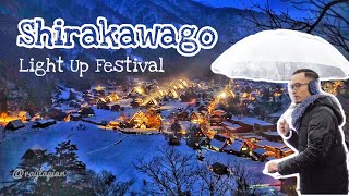 SHIRAKAWAGO LIGHT UP EVENT [upl. by Antsirhc50]