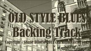 Old Style Blues Backing Track in Bb B Flat [upl. by Sirtaeb]