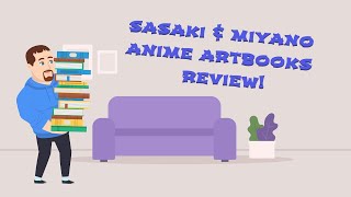 🌠Sasaki amp Miyano Anime Artbooks Review🌠 [upl. by Htenaj57]