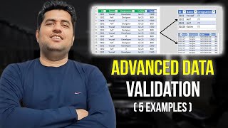 Advanced Data Validation in Excel  Combine Data Validation with Formulas  Custom Data Validation [upl. by Nednyl999]