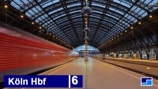 Alte Abfahrtsansagen Köln Hbf [upl. by Enneire]