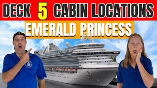 Emerald Princess Cabin Deck 5  Tall Mans Cruise Adventures [upl. by Gwenni]