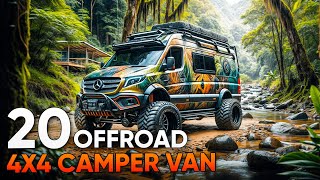 20 Offroad 4x4 Camper Van for Your Wildest Adventures [upl. by Bobseine855]