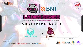 BELLETRON ERA VS GUNADARMA FANCY  UNIPIN LADIES SERIES  QUALIFIER DAY 2 [upl. by Adoree]