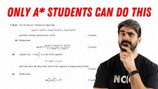 The HARDEST EVER de Moivres Theorem Question  A Level Further Maths [upl. by Nivets829]