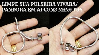 COMO LIMPAR E DAR BRILHO A PULSEIRAS E PINGENTES DE PRATA EM POUCOS MINUTOS Solução Caseira [upl. by Aissat334]