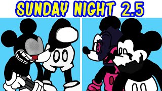 FNF Vs New Mickey Mouse  Sunday Night 25 New Update  Corrupted Mickey  Oswald  Mickey New Phase [upl. by Aihcela]