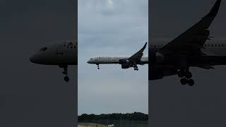 Delta flight 2711 from ATL landing their Boeing 757 on RWY 33L at BWI [upl. by Ahsekam292]