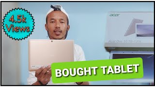 GOT NEW TABLET 🤑  UNBOXING ACER ONE 10 T8129L TABLET  Hemu Dugtal [upl. by Nolava]