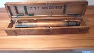 ww1 1916 field artillery gun sight scope rare [upl. by Allerbag]