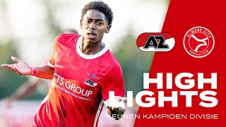 😎 𝗗𝗿𝗶𝗲 𝗼𝗽 𝗲𝗲𝗻 𝗿𝗶𝗷  Highlights Jong AZ  Almere City FC  Keuken Kampioen Divisie [upl. by Soirtemed]