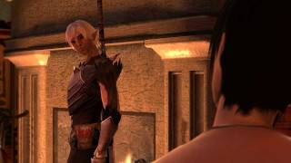 Dragon Age 2 Fenris Romance 6 Romance scene Friendship Fem Hawke [upl. by Nylleoj]