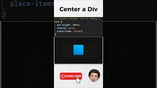 So How to Actually Center a Div codeing programming webdevelopment codewithdeveloper [upl. by Ahsika]