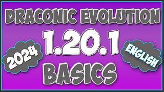 Draconic Evolution English Basic Guide for the new 1201  Minecraft English [upl. by Kylen150]