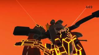 ClusterTruck final boss final level hell 910 Xbox No abilities [upl. by Lisetta]