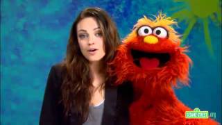 Mila Kunis in Sesame Street Counting to ten [upl. by Annairoc]