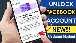 How to Unlock Facebook Account WITHOUT Learn More amp Get Started Option [upl. by Eninaej]