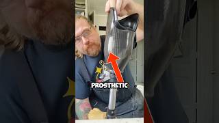 How custom prosthetic legs are made shorts [upl. by Allerbag605]