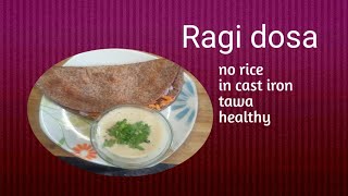 Ragi dosa cooking food [upl. by Dowdell]