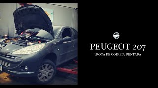 Peugeot 207 16 16v Troca de correia dentada [upl. by Brandwein999]