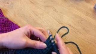 Knottens tutorial eenvoudige tunische steek [upl. by Madaih46]