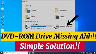 How To Fix DVD Drive Missing on Windows 1110  Tamil  RAM Solution [upl. by Idieh]