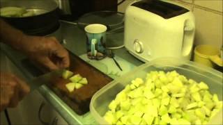 Chayote  Choko Blanching Chokos for the Freezer [upl. by Ariuqahs]