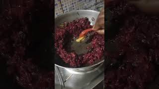 Beetroot Fry Recipe foodie beetroot recipe youtuber youtubeshorts ytstudio [upl. by Aohsoj619]